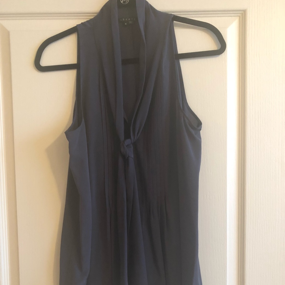 Theory 100% Silk Sleeveless Blouse